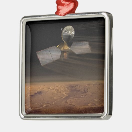 Mars Reconnaissance Orbiter 3 Silbernes Ornament (Links)