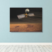 Mars Reconnaissance Orbiter Leinwanddruck (Insitu (Holzboden))