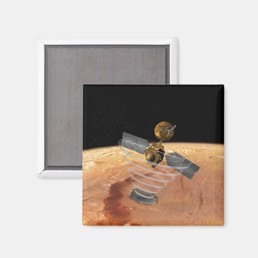 Mars Reconnaissance Orbiter Magnet (Vorderseite/Rückseite)