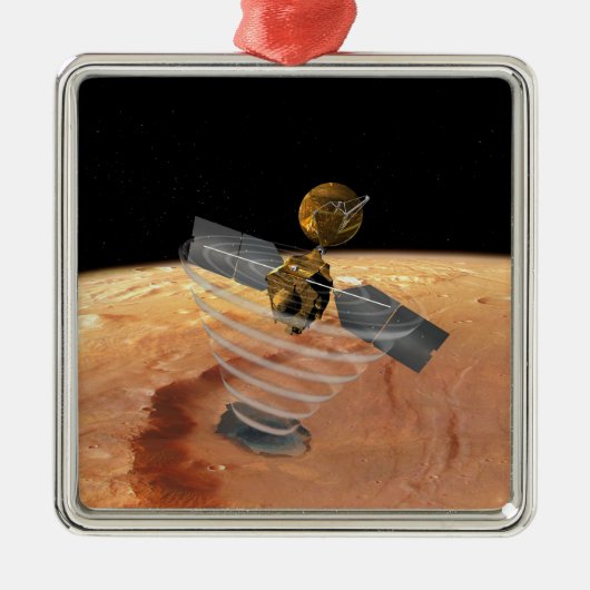 Mars Reconnaissance Orbiter Ornament Aus Metall (Vorne)