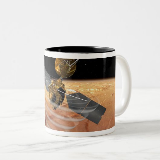 Mars Reconnaissance Orbiter Zweifarbige Tasse (VorderseiteRechts)