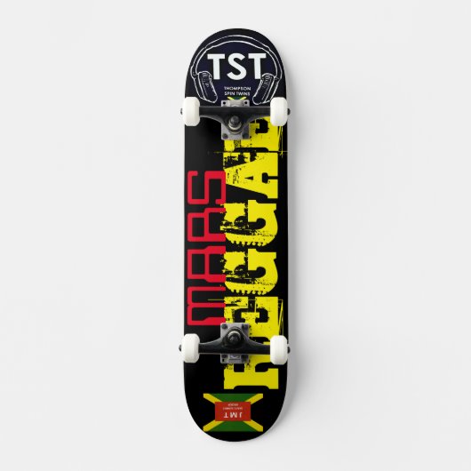 MARS REGGAE Skateboard (Vorderseite)