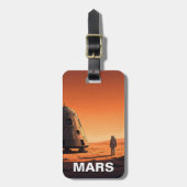 Mars reisen gepäckanhänger (Vorderseite vertikal)