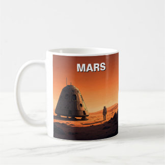 Mars reisen kaffeetasse