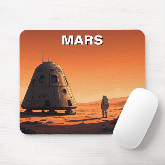 Mars reisen mousepad (Mit Mouse)