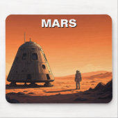 Mars reisen mousepad (Vorne)