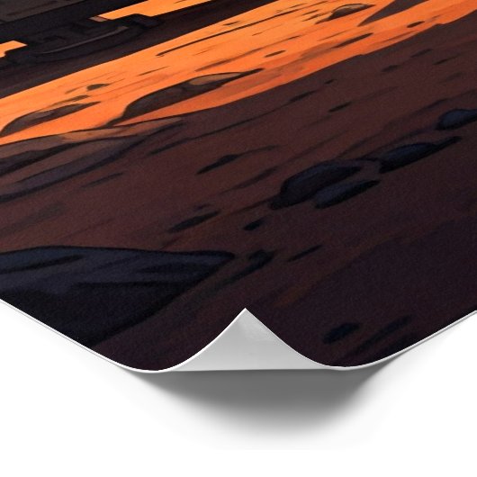 Mars reisen poster (Ecke)