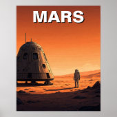 Mars reisen poster (Vorne)