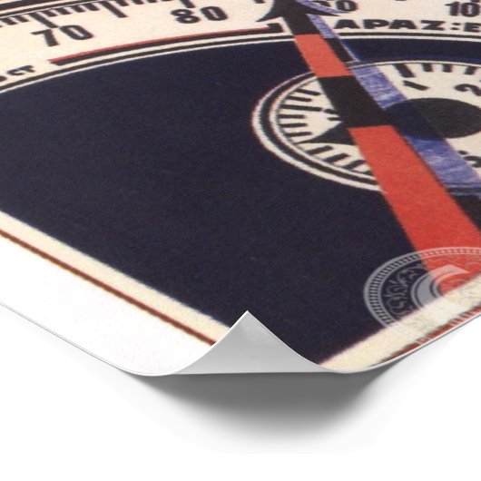 Mars reisen sowjetisch poster (Ecke)