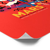 Mars Reiseplakat, Tourist, Planet, Astronomie Poster (Ecke)