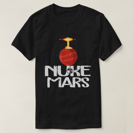 Mars - Rote Mars T-Shirt (Design vorne)