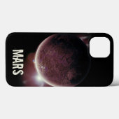 Mars Roter Planet 3d Universum Illustration Case-Mate iPhone Hülle (Rückseite (Horizontal))