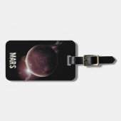 Mars Roter Planet 3d Universum Illustration Gepäckanhänger (Vorderseite horizontal)