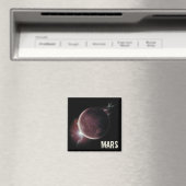 Mars Roter Planet 3d Universum Illustration Magnet (In Situ (Geschirrspüler))