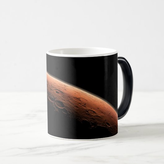 MARS-ROTER PLANET IM UNIVERSUM, MARS-TASSE VERWANDLUNGSTASSE (VorderseiteRechts)