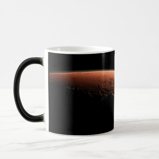 MARS-ROTER PLANET IM UNIVERSUM, MARS-TASSE VERWANDLUNGSTASSE (Links)