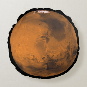 Mars-roter Planeten-runde Kugel Rundes Kissen