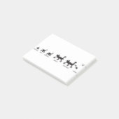 Mars Rover Familienportrait Post-it Klebezettel (angewinkelt)