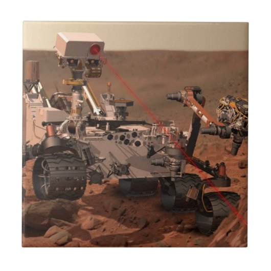 Mars Rover Fliese (Vorderseite)