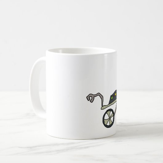 Mars Rover Kaffeetasse (Vorderseite Links)