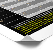Mars Rover & Morse Code Poster (Ecke)