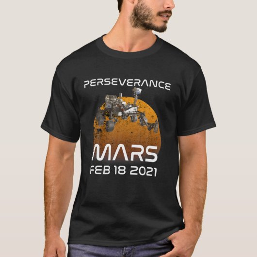 Mars Rover Persistenz T-Shirt (Vorderseite)