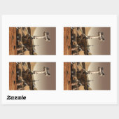 Mars Rover Rechteckiger Aufkleber (Blatt)