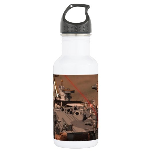 Mars Rover Trinkflasche (Vorderseite)