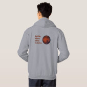 Mars-Ruhestands-mit Kapuze Sweatshirt (Schwarz voll)