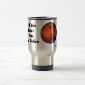 Mars-"Ruhestands-" Pendler-Schale Reisebecher (Mittel)