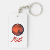 Mars-"Ruhestands-" Schlüsselanhänger (Rückseite)