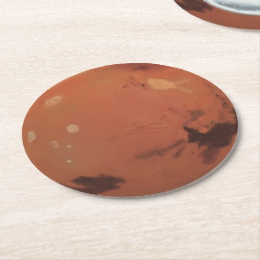 Mars Runder Pappuntersetzer (Angewinkelt)