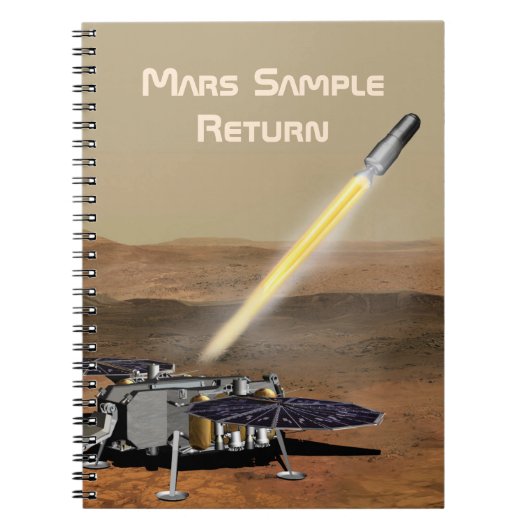 Mars Sample Return Mission Spiral Foto Notebook Notizblock (Vorderseite)