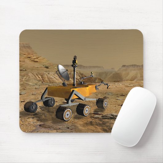 Mars Science Laboratory reist in der Nähe eines Ca Mousepad (Mit Mouse)