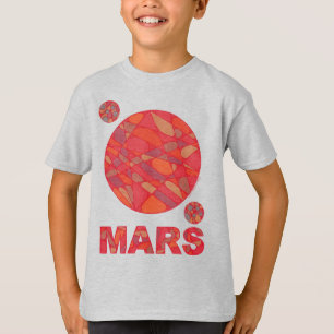 Mars Shirt Roter Planet Kunst
