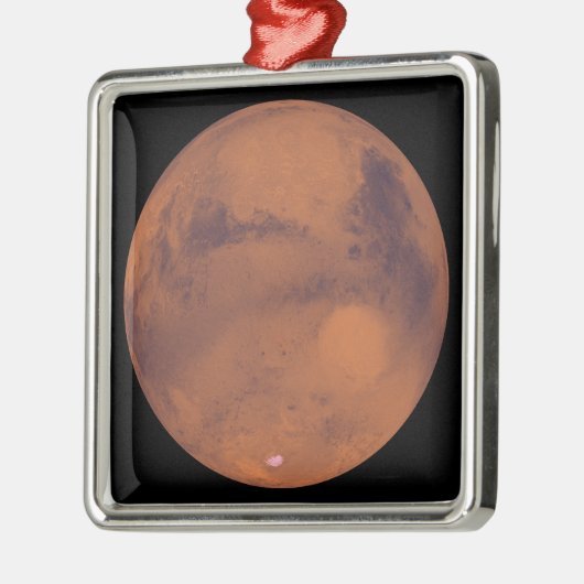 Mars Silbernes Ornament (Links)