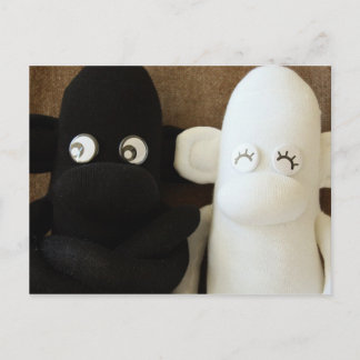 Mars Sock Monkey Post Card - Herman & Lily Postkarte