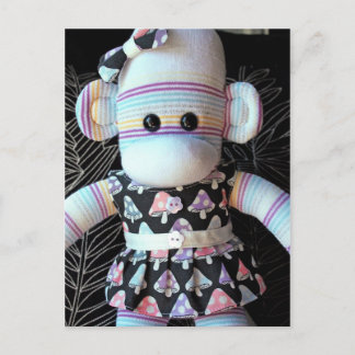 Mars Sock Monkey Post Card - Nie Postkarte