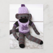 Mars Sock Monkey Post Card - Vivi Postkarte (Vorderseite)