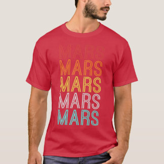 Mars Space Astronaut Science Nasa T-Shirt