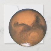 Mars, Space Shuttle Geburtstagsparty Einladung (Rückseite)