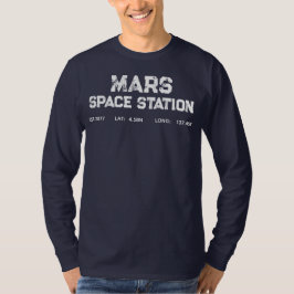 Mars Space Station Vintage Logo T-Shirt