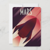 Mars Starship Art Deco Art Collection (Rückseite)
