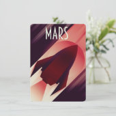 Mars Starship Art Deco Art Collection (Stehend Vorderseite)