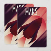 Mars Starship Art Deco Art Collection (Vorne/Hinten)