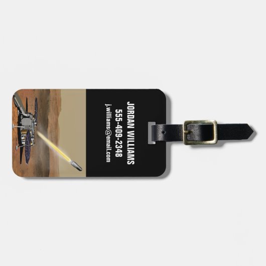 Mars starten aus den Mars. Gepäckanhänger (Vorderseite horizontal)