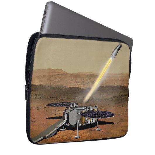 Mars starten aus den Mars. Laptopschutzhülle (Vorne Rechts)