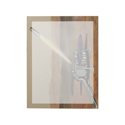 Mars starten aus den Mars. Notizblock (Rotiert)