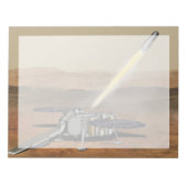Mars starten aus den Mars. Notizblock (Vorderseite)
