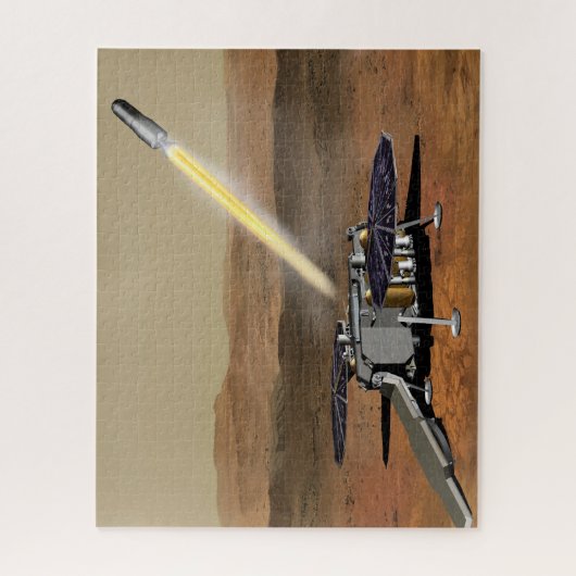 Mars starten aus den Mars. Puzzle (Vertikal)